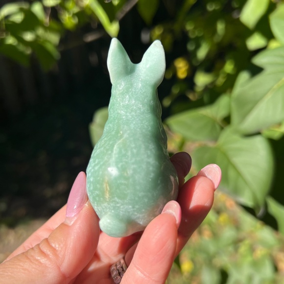 Green (2) aventurine bunny craving | crystal - Picture 5 of 14